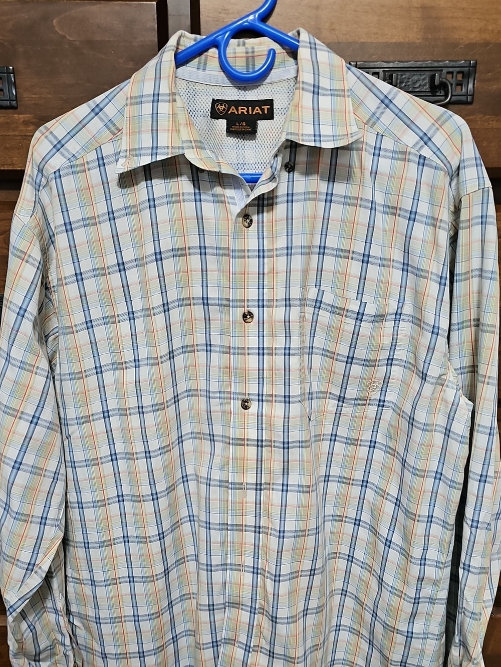 Ariat plaid button-down shirt